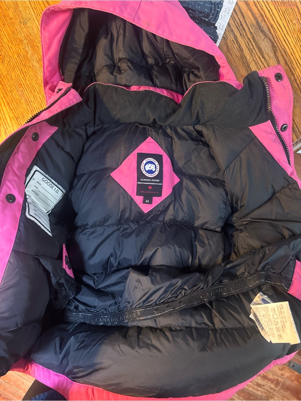 Canada Goose Lynx parka Bright Pink Hooded Puffer Jacket - Picture 7 of 15